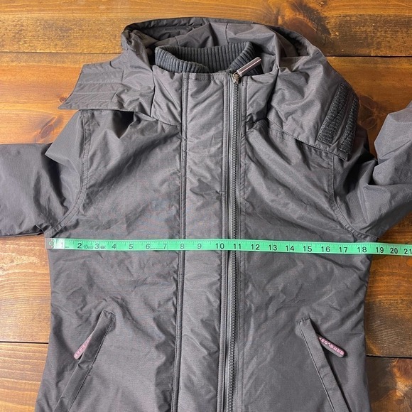 Superdry Japan The Windcheater Grey Weather Resistant Hooded Jacket Womens Small - Picture 8 of 10